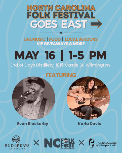 NC Folk Festival Goes East Brings Music, Art, Food, and Community to Wilmington on May 16