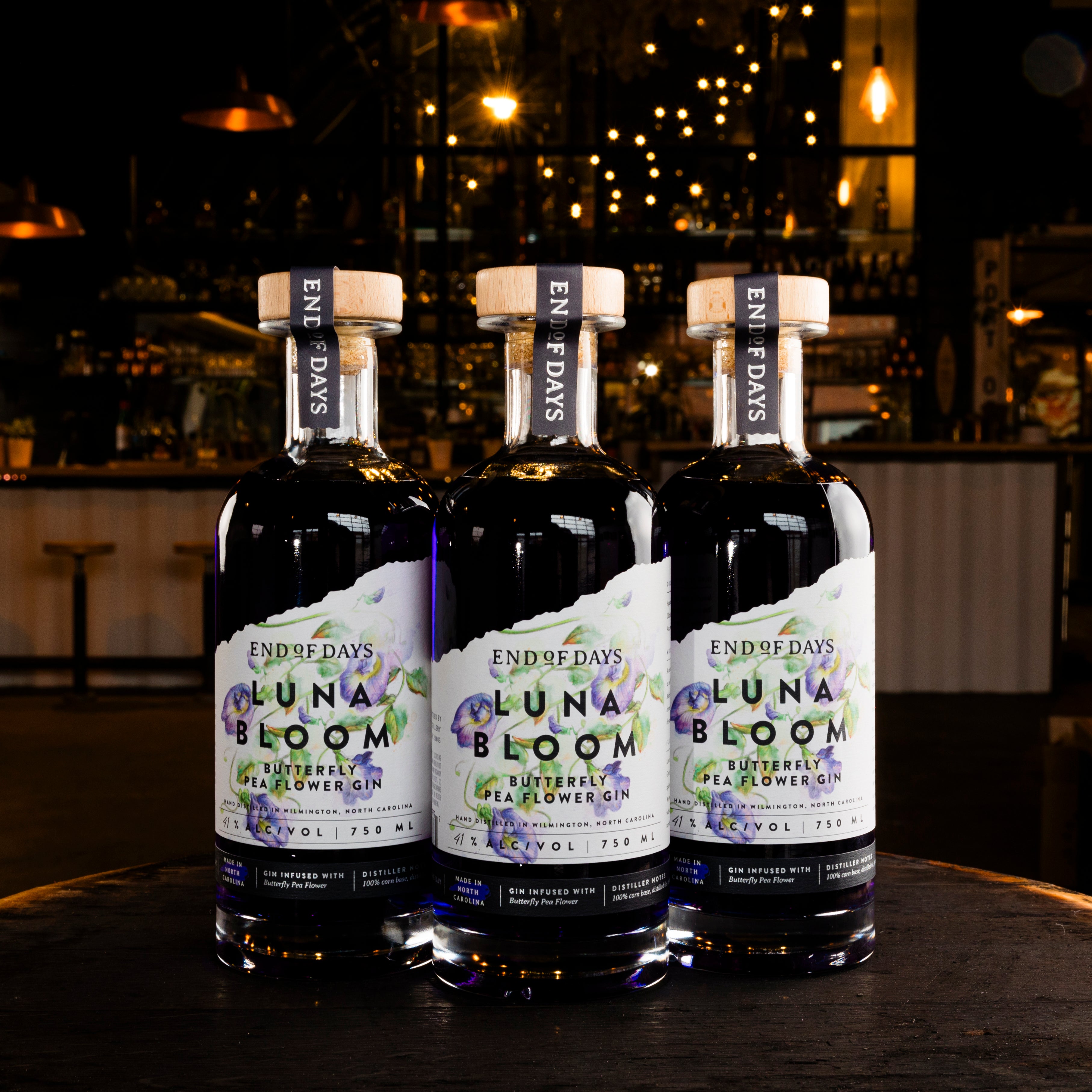 Luna Bloom Butterfly Pea Flower Gin (700ml)