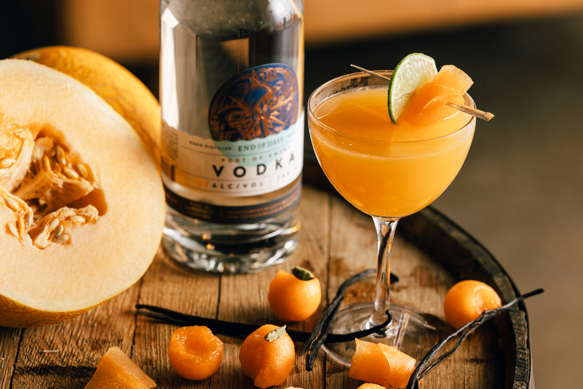 Port of Entry Vodka with a melon cocktail